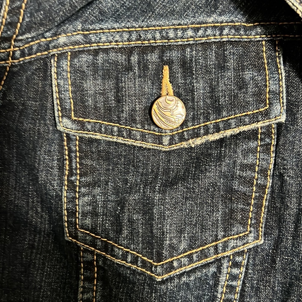 Indigo palms jean jacket, size L - Picture 4 of 7